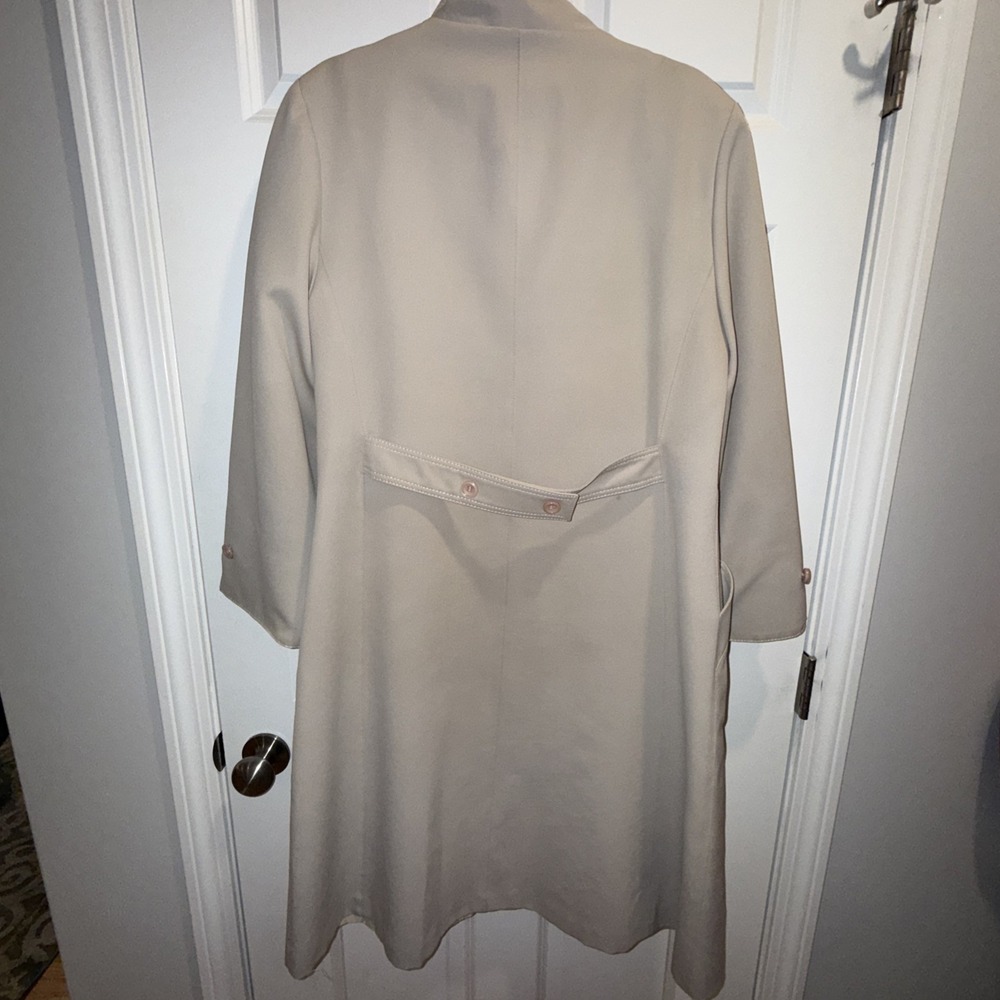 Forecaster of Boston Trench Coat 15/16 Vintage Hong Kong Mid calf Length Tan - Picture 4 of 7